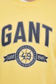 Кофта Gant чоловіча колір жовтий з принтом