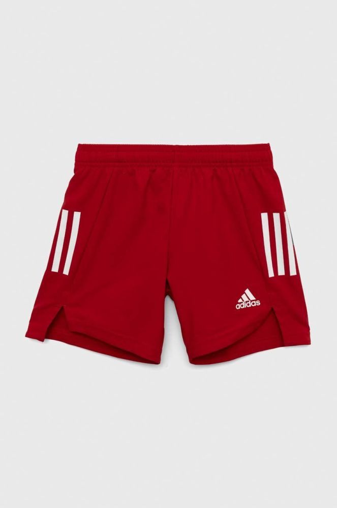 Дитячі шорти adidas Performance CONDIVO21 SHOY колір червоний регульована талія