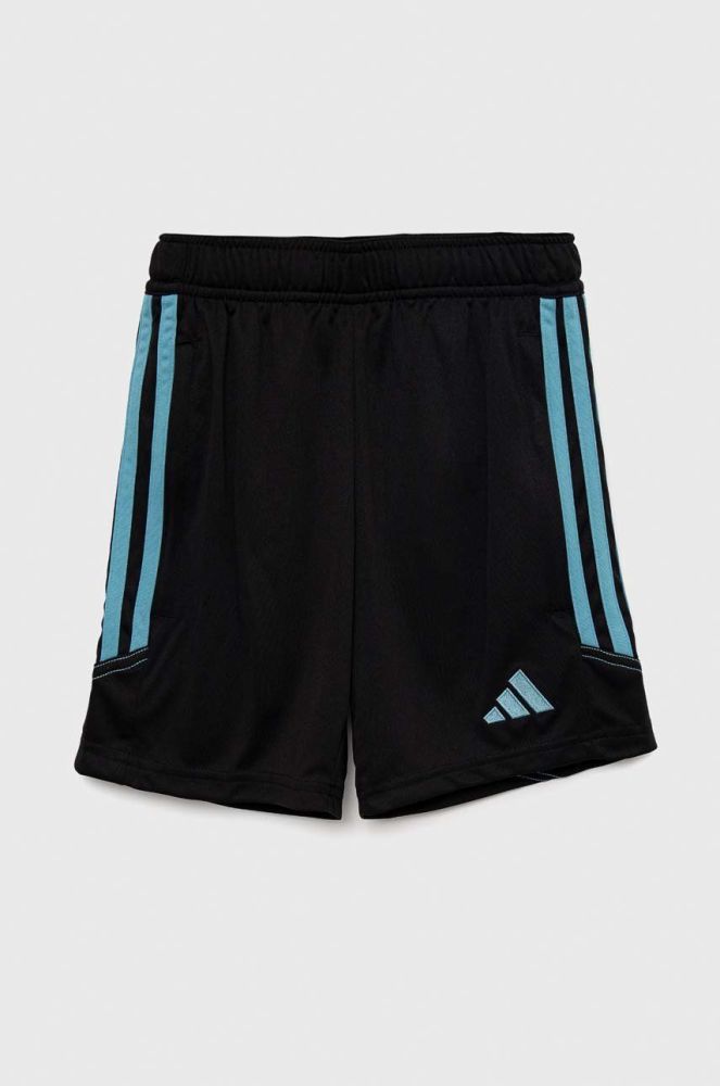 Дитячі шорти adidas Performance TIRO колір чорний регульована талія