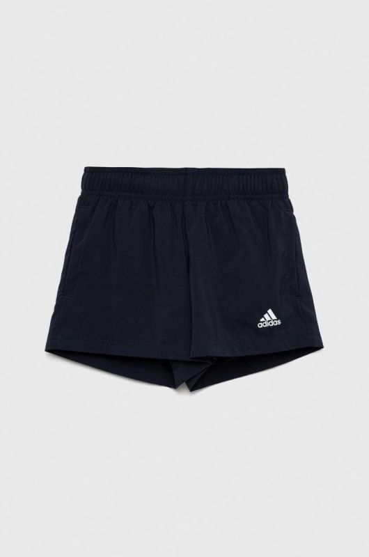 Дитячі шорти adidas U PL колір синій регульована талія фото 2