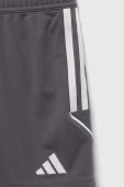Дитячі шорти adidas Performance TIRO 23 SHO колір сірий регульована талія