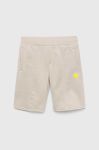 Дитячі шорти Guess колір бежевий регульована талія