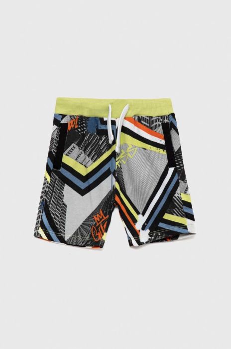 Дитячі бавовняні шорти Guess регульована талія колір барвистий (2851422)