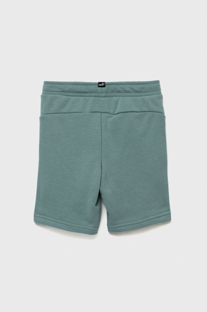 Дитячі шорти Puma ESS+ 2 Col Shorts TR B колір бірюзовий регульована талія фото 2