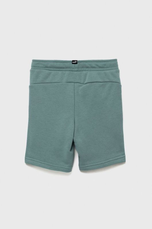 Дитячі шорти Puma ESS+ 2 Col Shorts TR B колір бірюзовий регульована талія фото 2