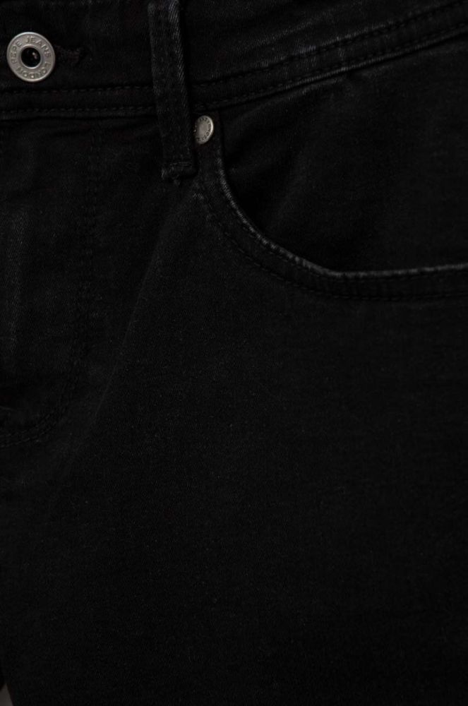 Джинсові шорти Pepe Jeans регульована талія колір блакитний фото 3