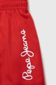 Дитячі шорти для плавання Pepe Jeans колір червоний з принтом