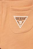 Дитячі бавовняні шорти Guess колір помаранчевий регульована талія (3212272)