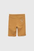 Дитячі бавовняні шорти Guess колір жовтий регульована талія (3053669)