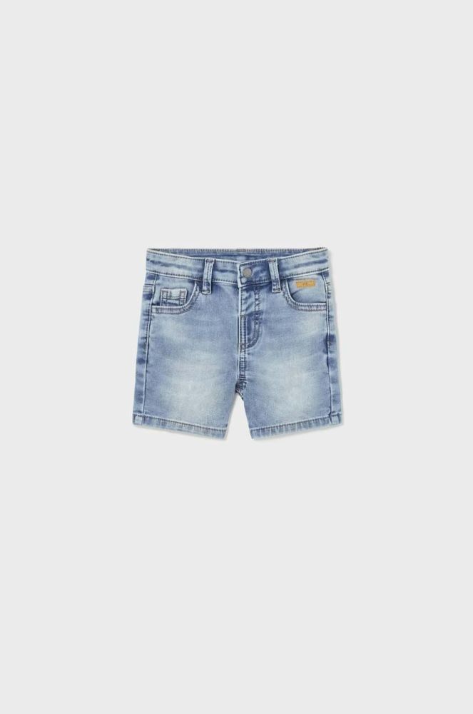 Дитячі джинсові шорти Mayoral регульована талія колір блакитний (2944784)