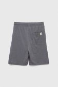 Шорти United Colors of Benetton колір сірий регульована талія