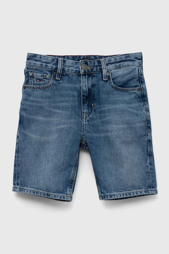 Дитячі джинсові шорти Tommy Hilfiger регульована талія колір блакитний (3234248)