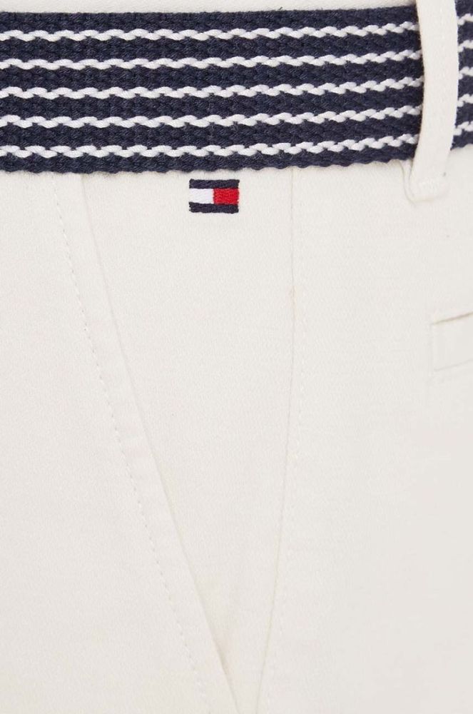 Дитячі шорти Tommy Hilfiger колір білий регульована талія (3004537) фото 3