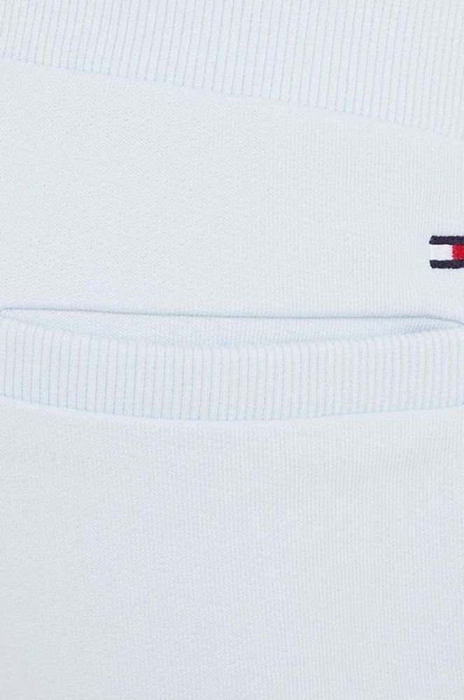 Дитячі бавовняні шорти Tommy Hilfiger регульована талія колір блакитний фото 3