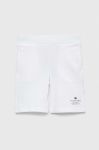 Дитячі шорти Tommy Hilfiger колір білий регульована талія (3053709)