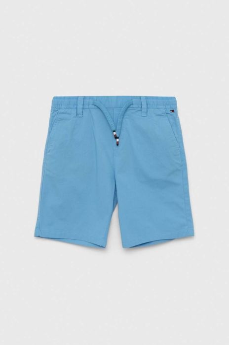 Дитячі шорти Tommy Hilfiger регульована талія колір блакитний (3004559)