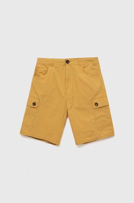 Дитячі шорти Birba&Trybeyond колір жовтий регульована талія (3212166)