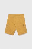 Дитячі шорти Birba&Trybeyond колір жовтий регульована талія (3212166)