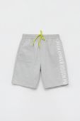 Дитячі бавовняні шорти Birba&Trybeyond колір сірий регульована талія (3099542)