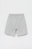 Дитячі бавовняні шорти Birba&Trybeyond колір сірий регульована талія (3099542)