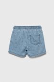 Бавовняні дитячі шорти Birba&Trybeyond регульована талія колір блакитний