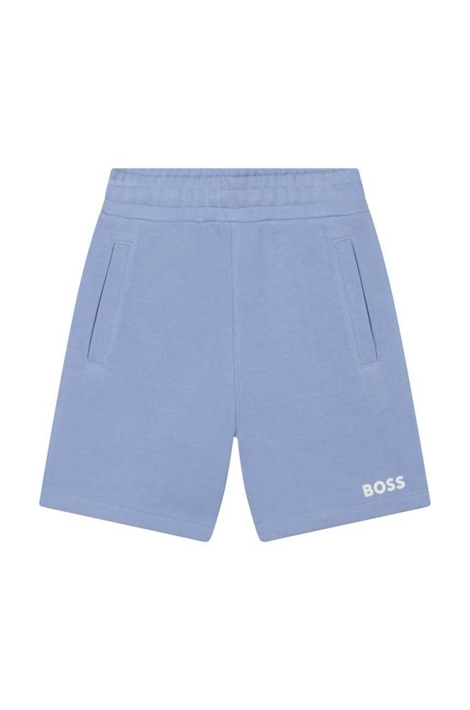 Дитячі шорти BOSS колір блакитний (3095614)