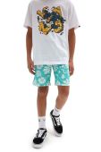 Дитячі шорти для плавання Vans THE DAILY ALWAYS ALOHA WATERFALL колір бірюзовий візерунок