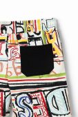 Дитячі бавовняні шорти Desigual регульована талія колір барвистий