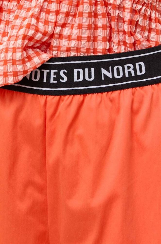 Шорти Notes du Nord жіночі колір помаранчевий однотонні висока посадка фото 4