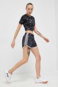 Шорти для бігу adidas Performance Marathon 20 колір чорний візерунок середня посадка