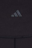 Шорти для йоги adidas Performance Yoga Studio жіночі колір чорний однотонні висока посадка