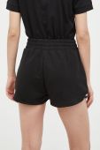Шорти Guess жіночі колір чорний однотонні висока посадка (3145188)