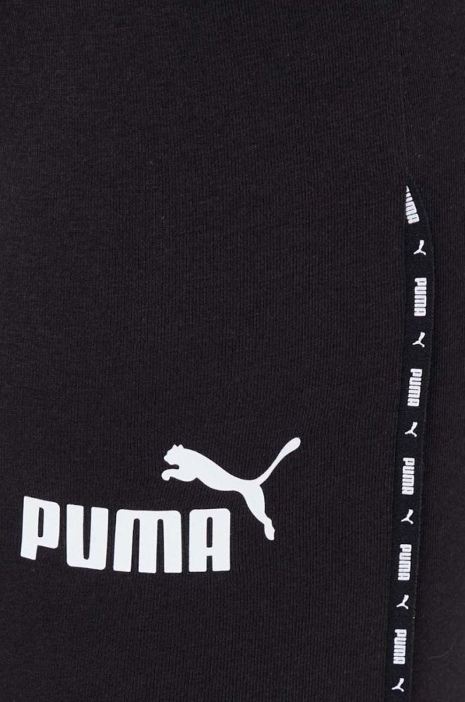 Шорти Puma жіночі колір чорний з принтом висока посадка (3155486) фото 4