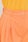 Шорти Twinset жіночі колір помаранчевий однотонні середня посадка