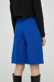 Шорти Red Valentino жіночі однотонні висока посадка колір блакитний
