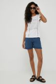 Шорти Pepe Jeans Junie жіночі колір синій однотонні середня посадка (3195118)