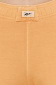Шорти Reebok Classic жіночі колір помаранчевий однотонні висока посадка