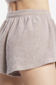 Шорти Reebok Classic ND Terry жіночі колір фіолетовий однотонні висока посадка HS4741-TAUPE
