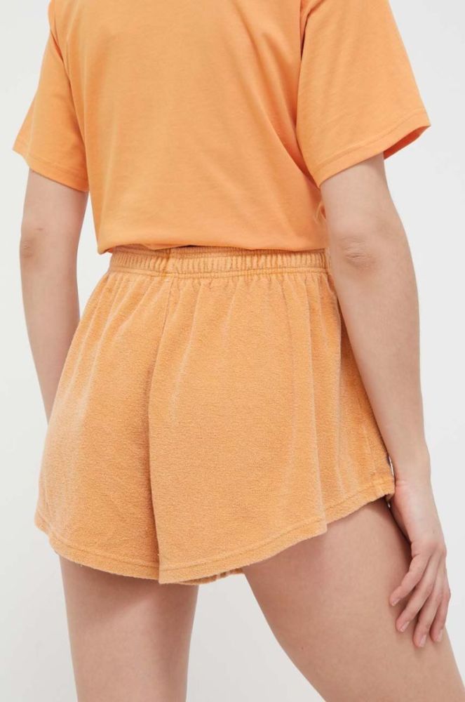 Шорти Reebok Classic жіночі колір коричневий однотонні висока посадка фото 3