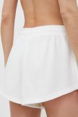 Шорти Reebok Classic жіночі колір білий однотонні висока посадка HT7853-NONDYE