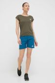 Шорти outdoor The North Face Horizon колір бірюзовий однотонні висока посадка