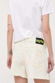 Джинсові шорти Twinset Twinset x MyFo жіночі колір бежевий візерунок висока посадка