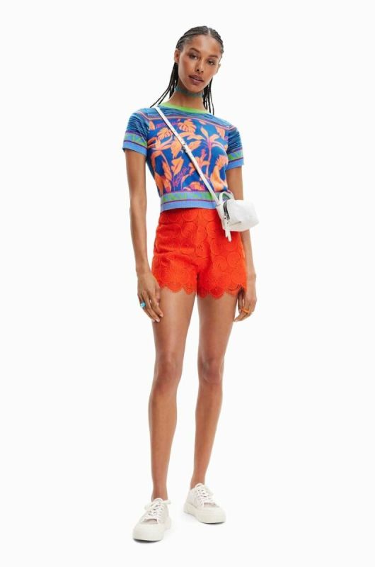 Шорти Desigual колір червоний