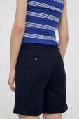 Шорти United Colors of Benetton жіночі колір синій однотонні середня посадка