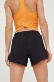 Шорти для тренувань Reebok Athlete жіночі колір чорний однотонні середня посадка