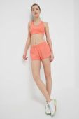 Шорти для бігу Asics Core Split колір помаранчевий однотонні середня посадка