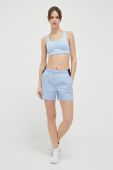 Шорти для бігу On-running Essential однотонні висока посадка колір блакитний