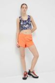 Спортивні шорти Columbia Columbia Hike жіночі колір помаранчевий однотонні висока посадка