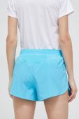 Спортивні шорти Columbia Columbia Hike жіночі однотонні висока посадка колір блакитний