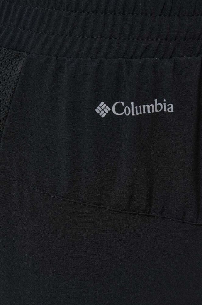 Спортивні шорти Columbia Columbia Hike жіночі колір чорний однотонні висока посадка фото 4